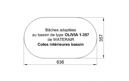 OLIVIA 1-357 Piscine Waterair